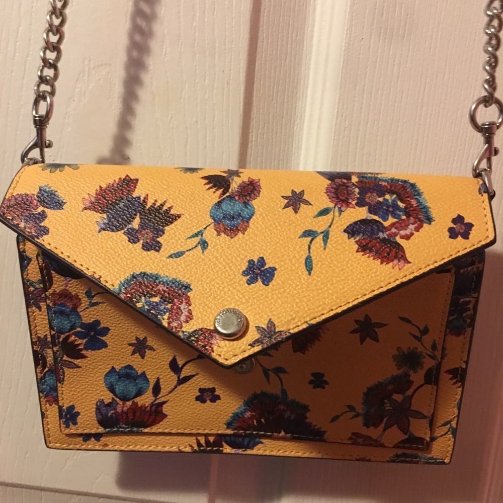Rebecca Minkoff Yellow Floral crossbody Purse